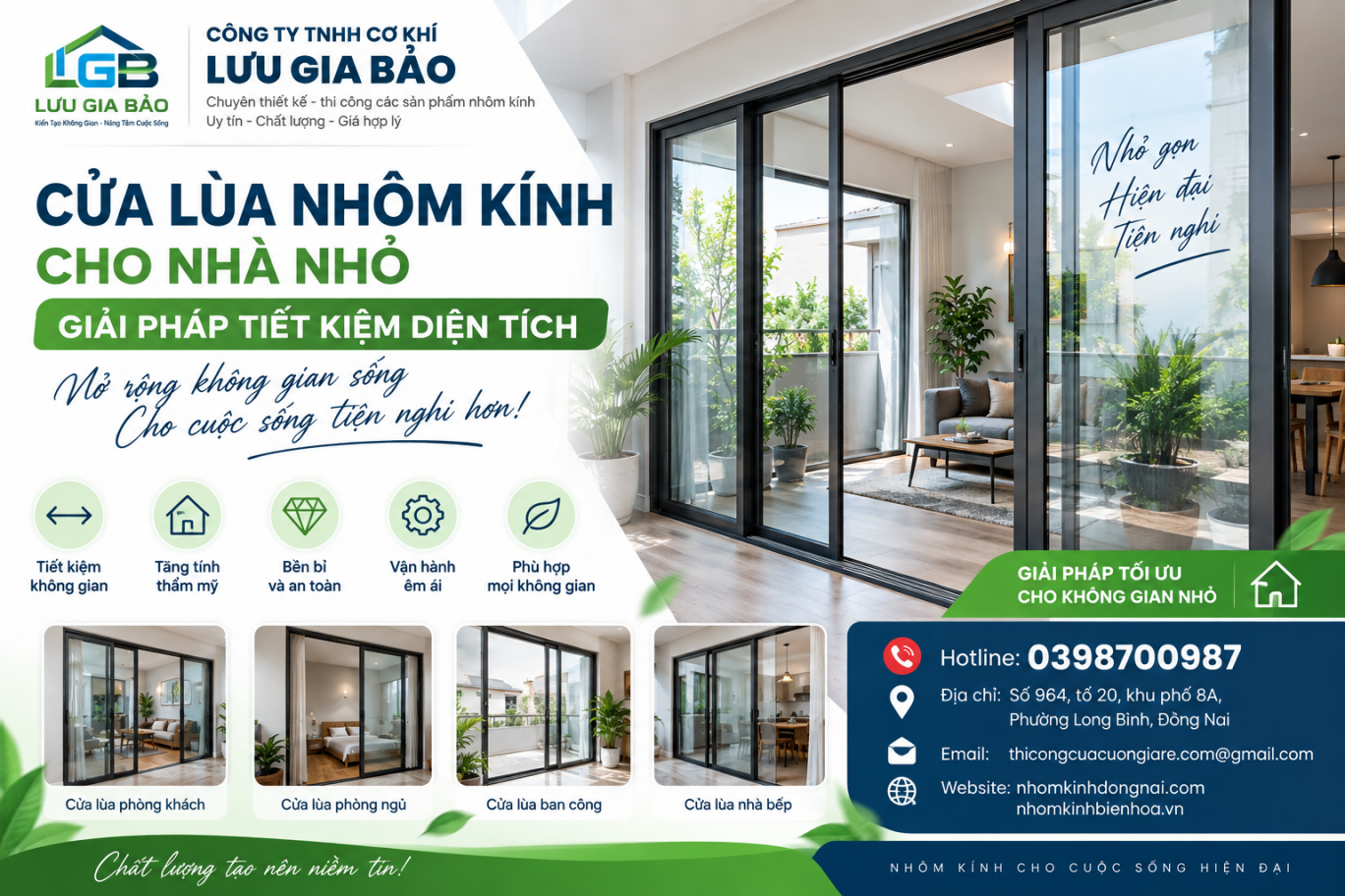 Cửa Lùa Nhôm Kính Cho Nhà Nhỏ: Giải Pháp Tiết Kiệm Diện Tích