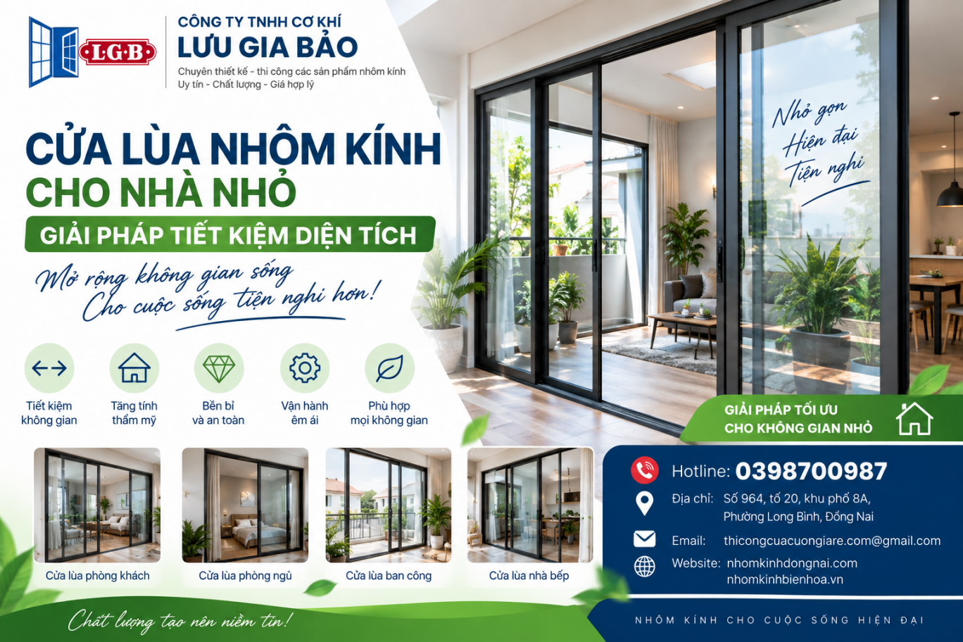 Cửa Lùa Nhôm Kính Cho Nhà Nhỏ: Giải Pháp Tiết Kiệm Diện Tích