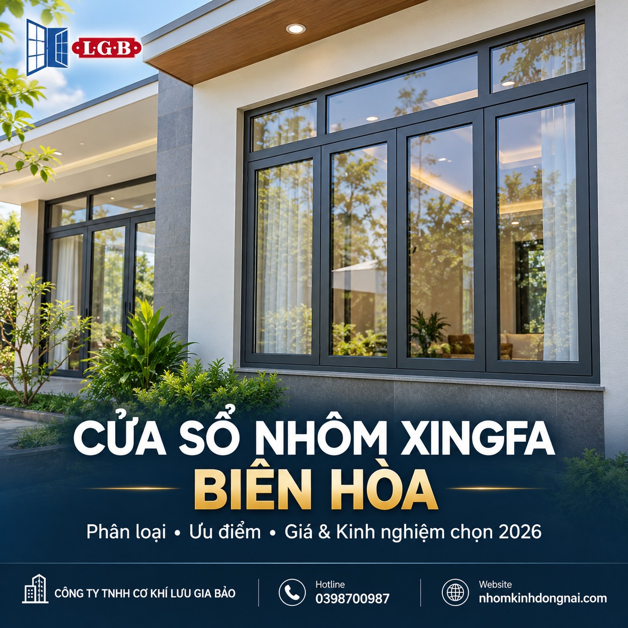 Cửa Sổ Nhôm Xingfa Biên Hòa: Phân Loại, Ưu Điểm, Giá & Kinh Nghiệm Chọn 2026