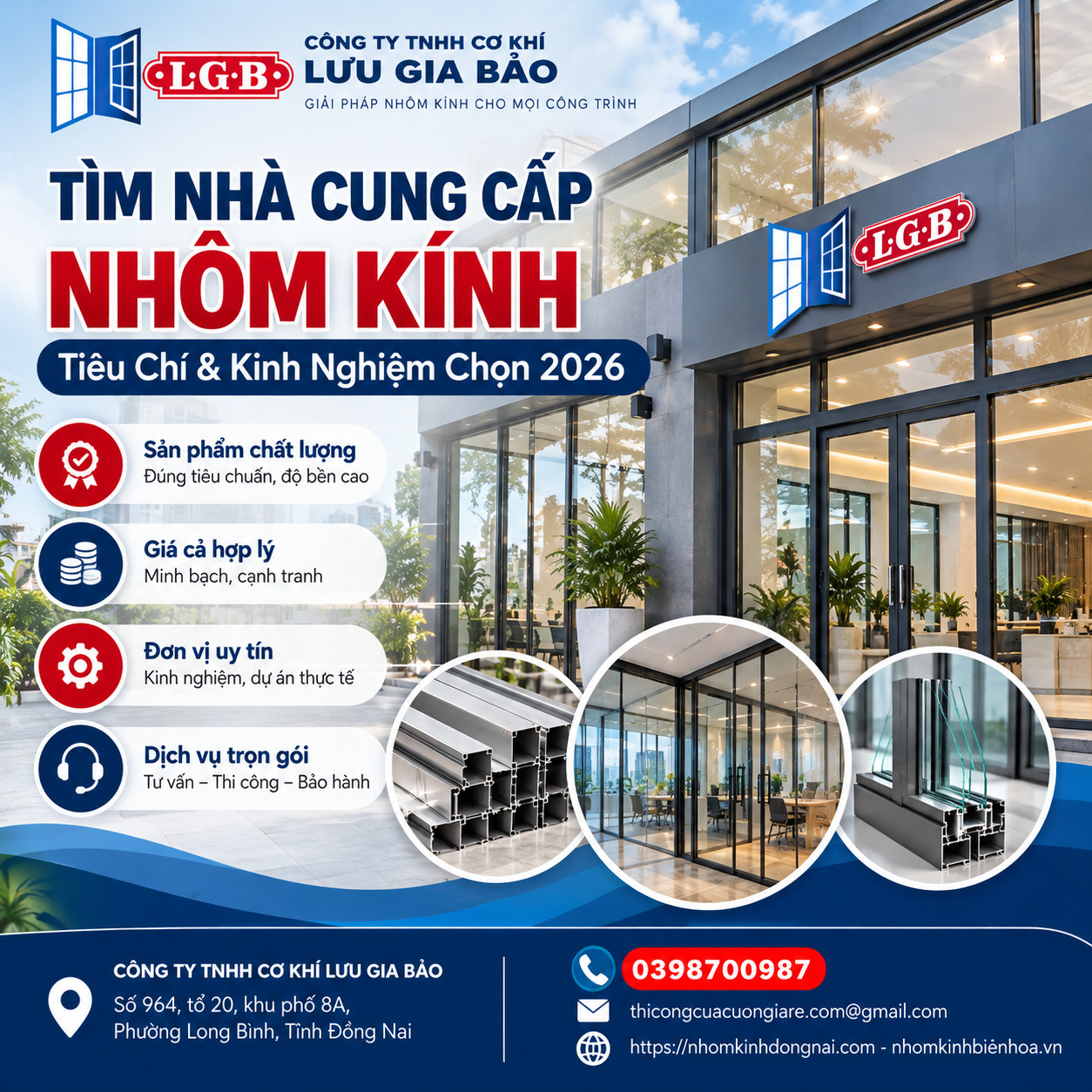 Tìm Nhà Cung Cấp Nhôm Kính: Tiêu Chí & Kinh Nghiệm Chọn 2026