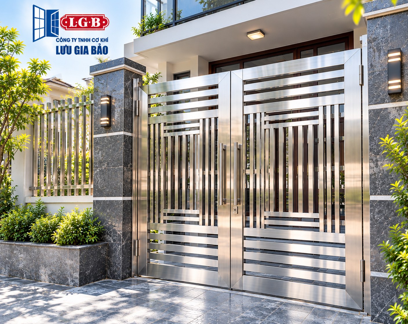 Cửa sắt inox bền đẹp cho nhà ở và công trình