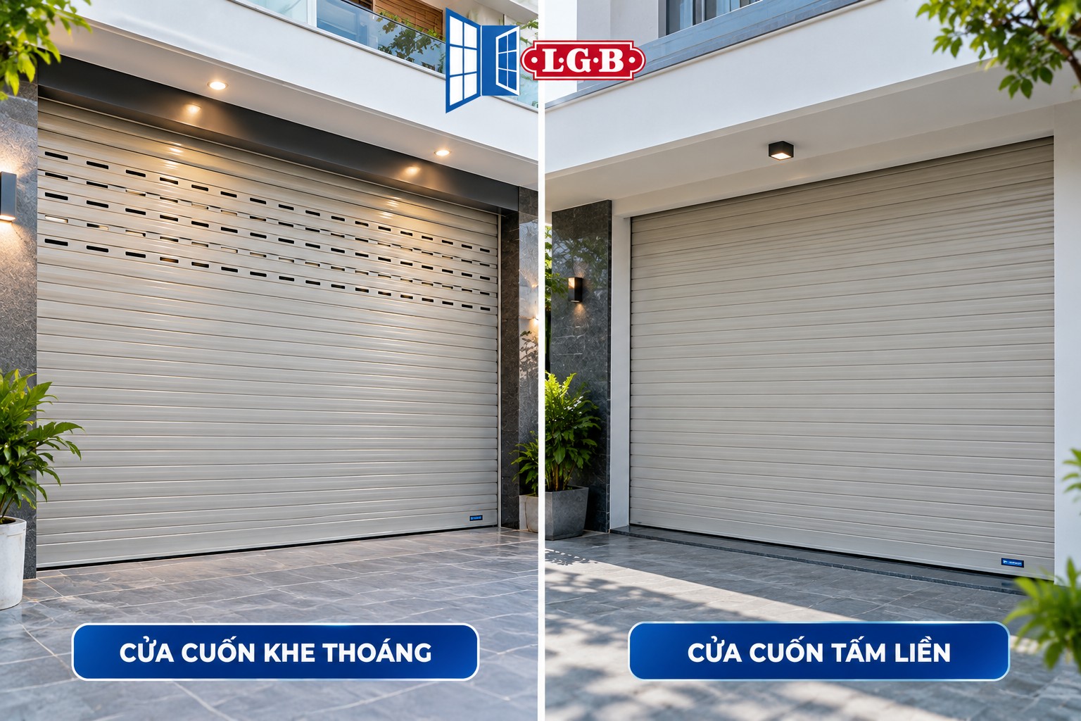 Cửa cuốn cho nhà phố và cửa hàng tại Biên Hòa Đồng Nai